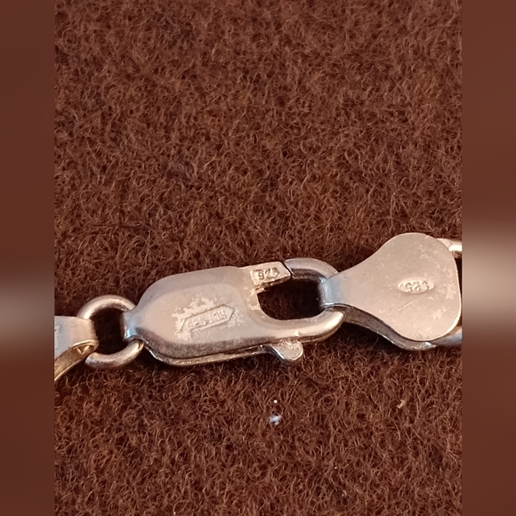 Sale! 🛍️ HCT Sterling Silver Double Cuban Chain 18" Necklace - Picture 3 of 5